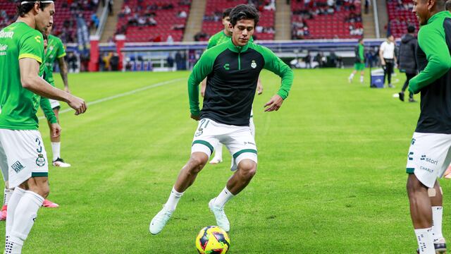 José Juan Macías, en su paso por Santos Laguna.
