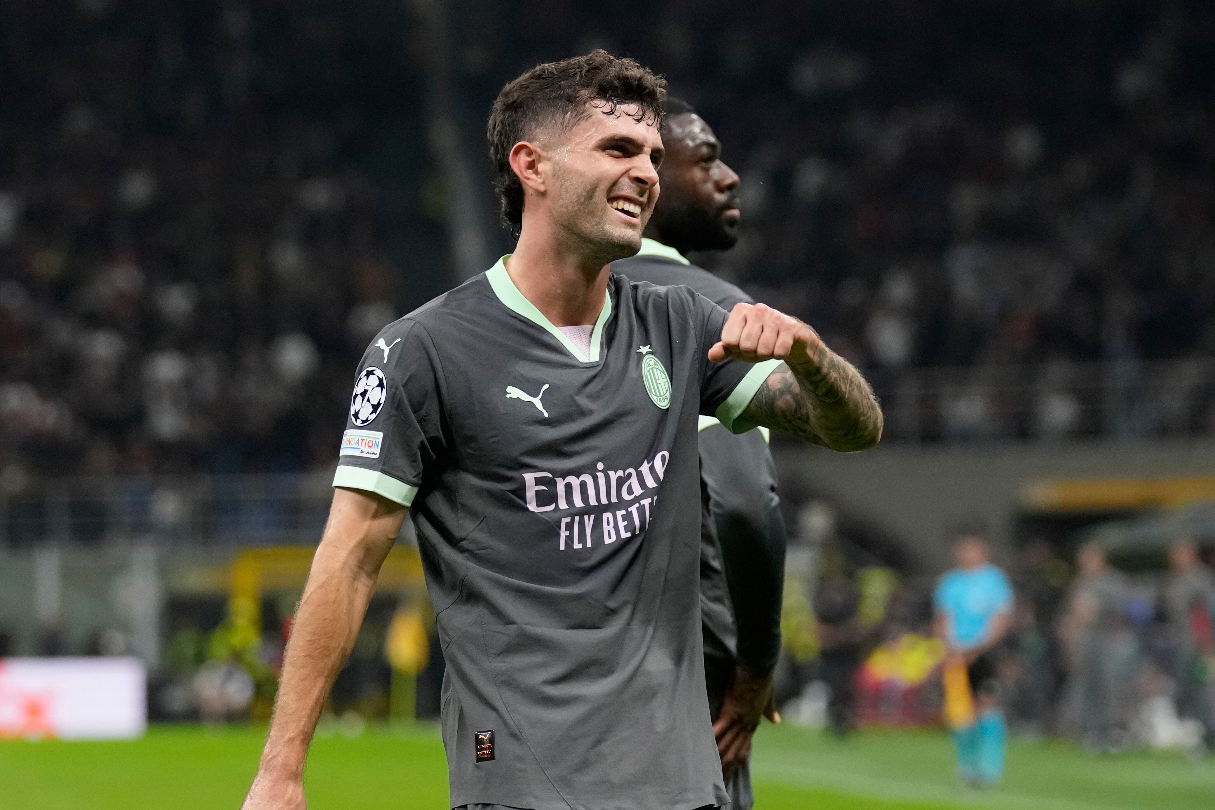 Christian Pulisic, jugador del AC Milan.