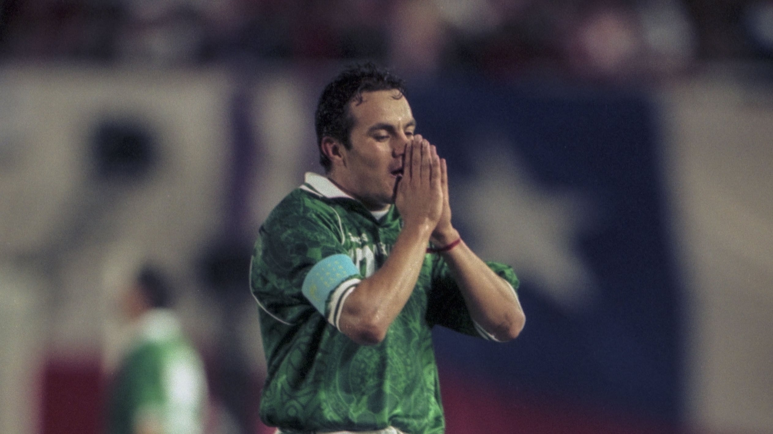 Cuauhtémoc Blanco con la Selección Mexicana.