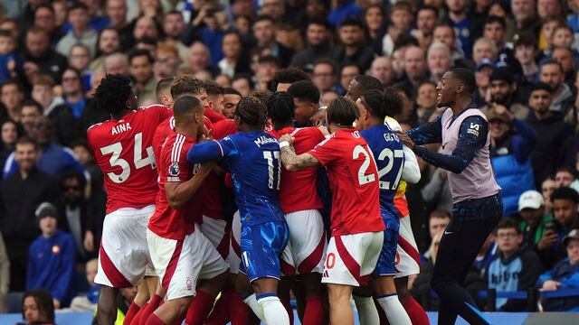 La insuperable reacción de Cole Palmer durante la campal ocurrida en el Chelsea vs Nottingham Forest