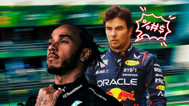 Checo Pérez insultó a un campeón del mundo