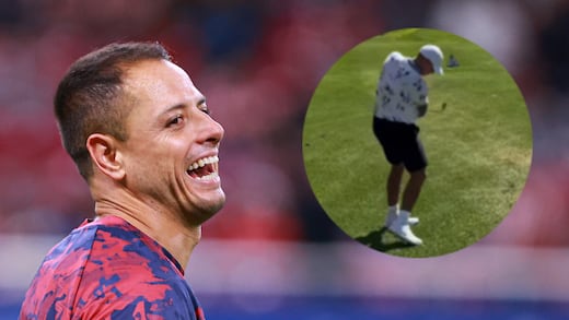 ¿Que cambie de profesión? Chicharito demuestra su talento como golfista