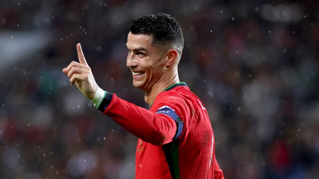 Cristiano Ronaldo con Portugal.