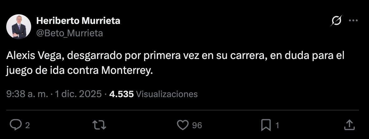 Tuit de Heriberto Murrieta