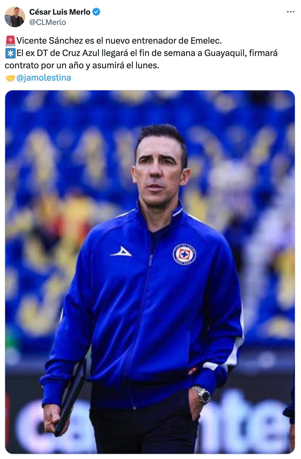 ¿Regresa a la Liga MX? Revelan el nuevo equipo de Vicente Sánchez.