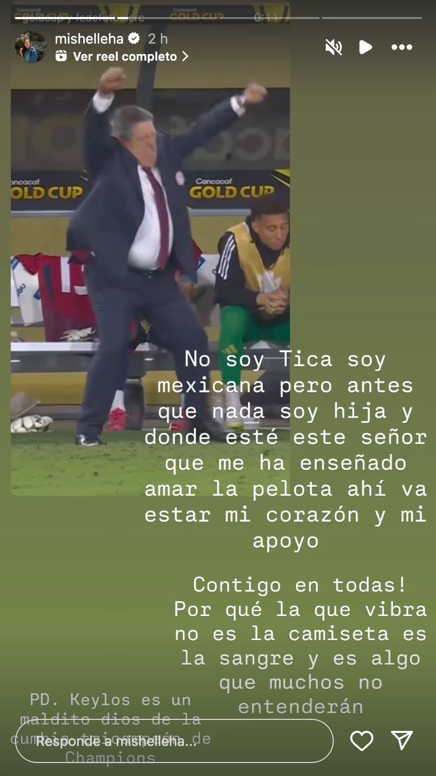 Hija de Miguel Herrera.