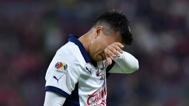 Nene Beltrán en el Atlas vs Chivas.