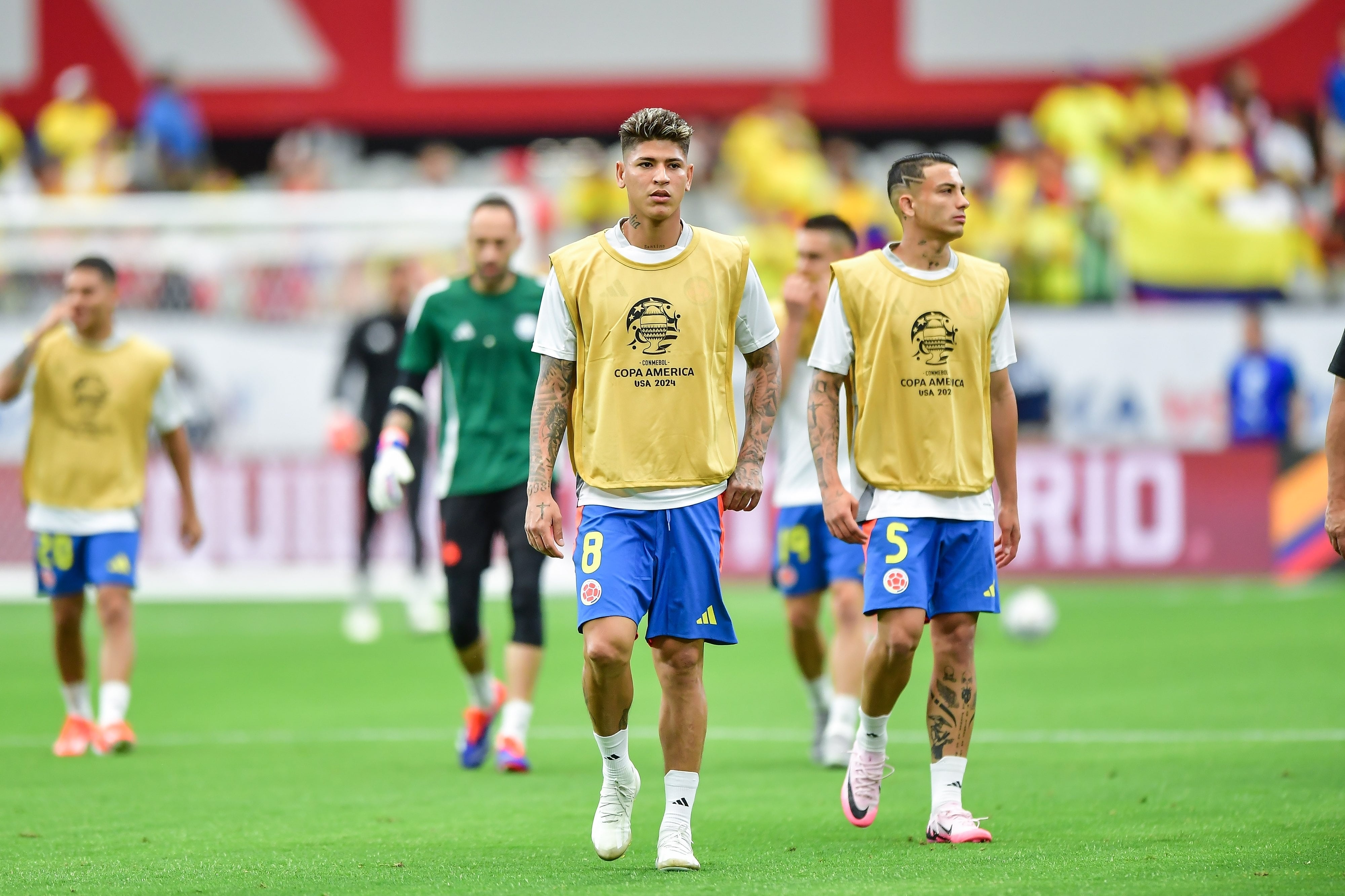 Jorge Carrascal con la selección de Colombia.