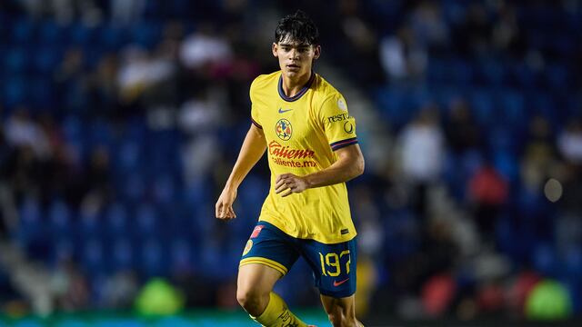 Dagoberto Espinoza, debutante de Club América en la Liga MX.