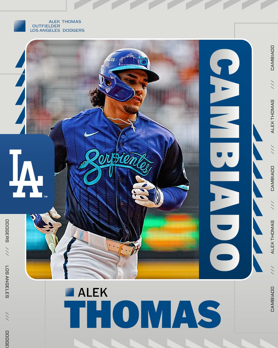 Alek Thomas jugará con los Dodgers