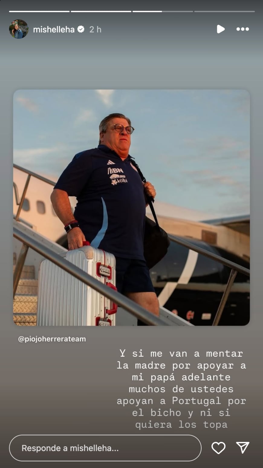 Hija de Miguel Herrera.
