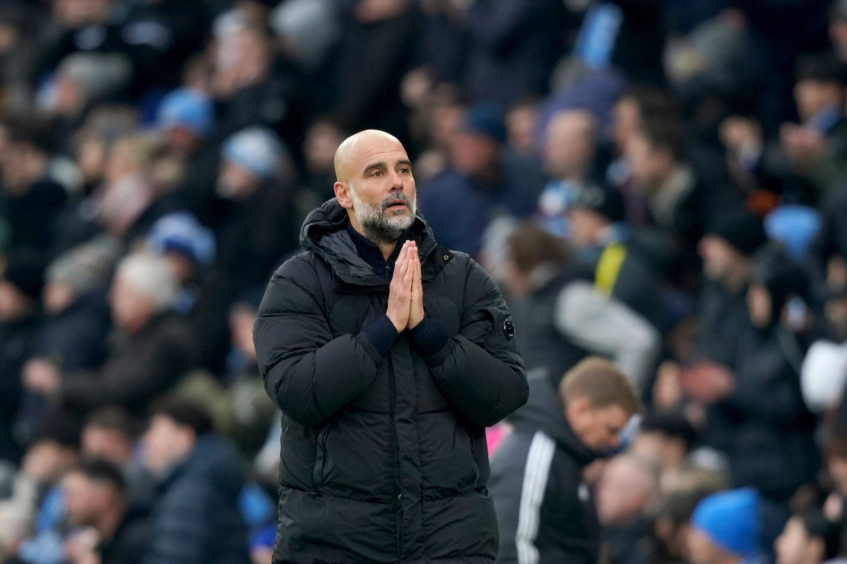 Pep Guardiola, director técnico del Manchester City.