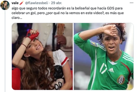 Belinda le dedicó 300 noches a Giovani Dos Santos