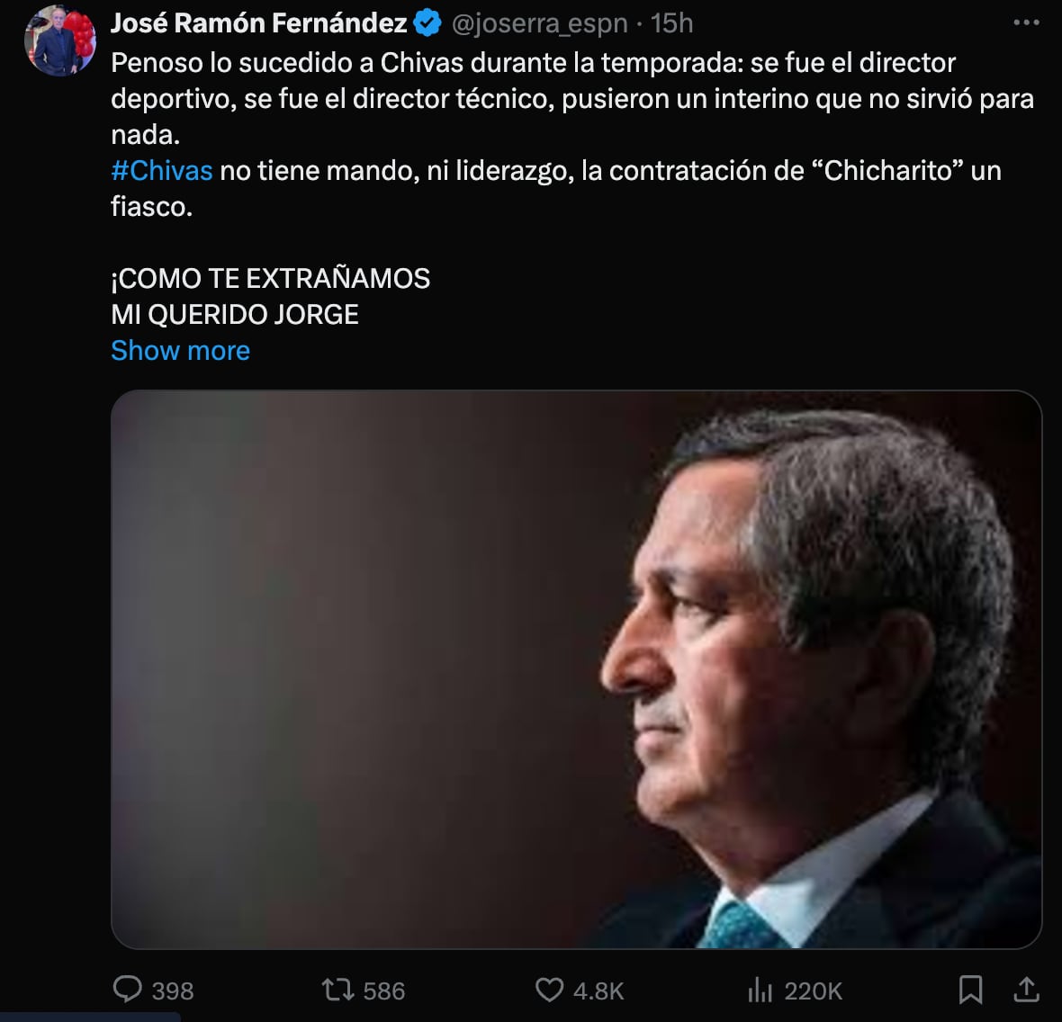 X de José Ramón Fernández