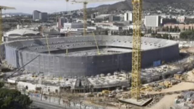 Pelea en plena remodelación del Estadio del FC Barcelona