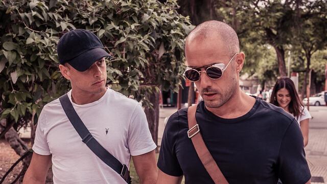 Chicharito con su mentor Diego Dreyfus