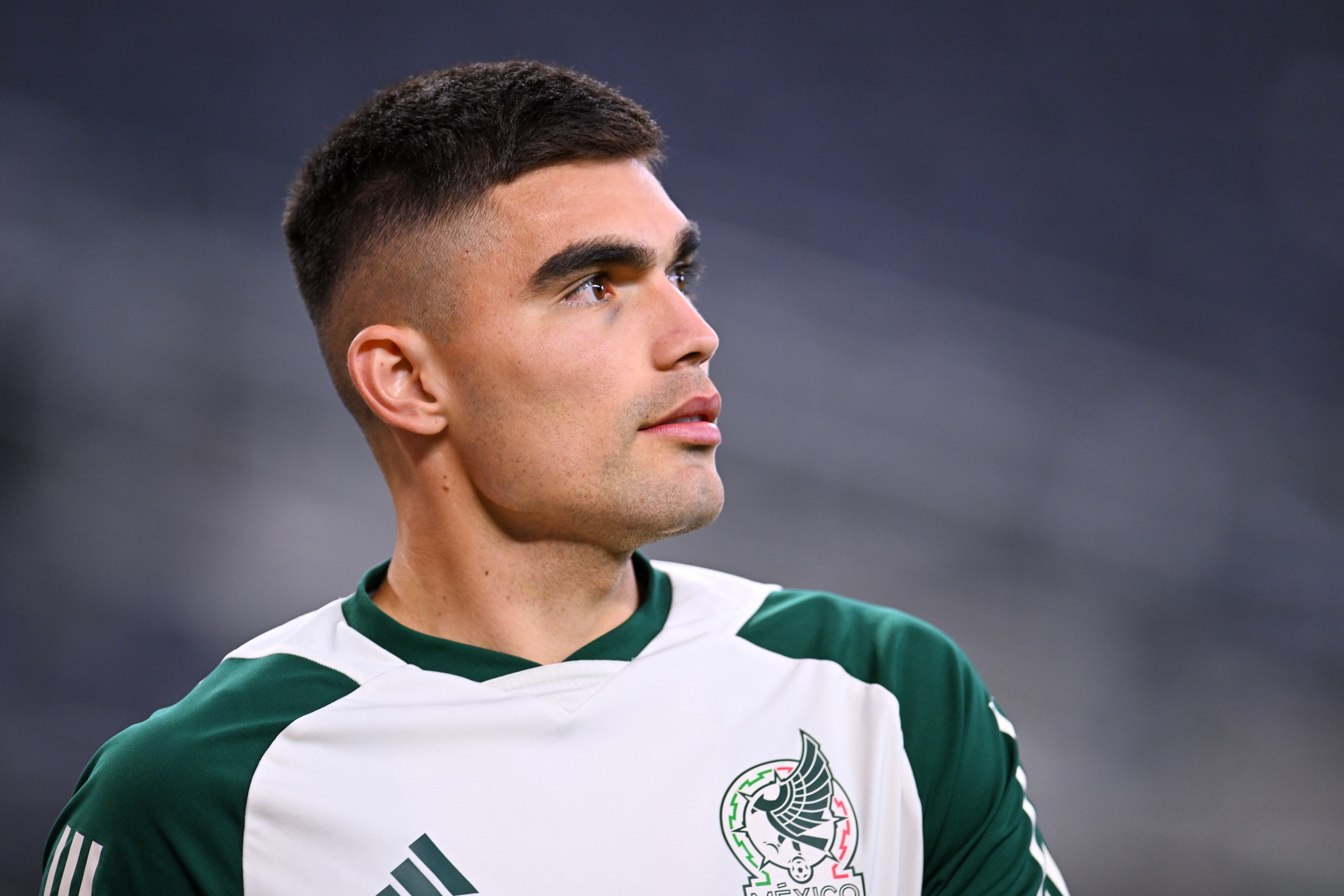 Johan Vásquez con la Selección Mexicana.