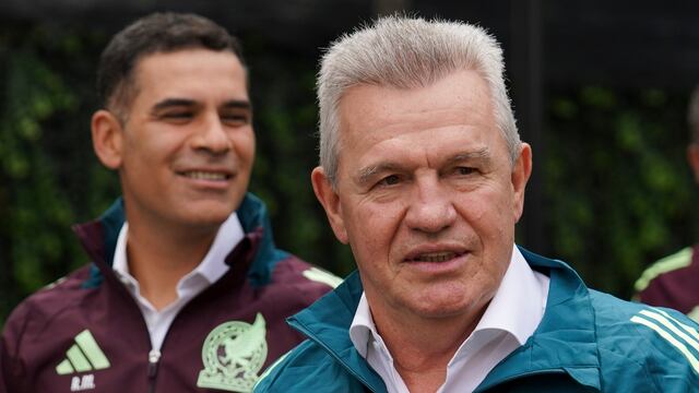 Javier Aguirre y Rafael Márquez, en la Selección Mexicana.