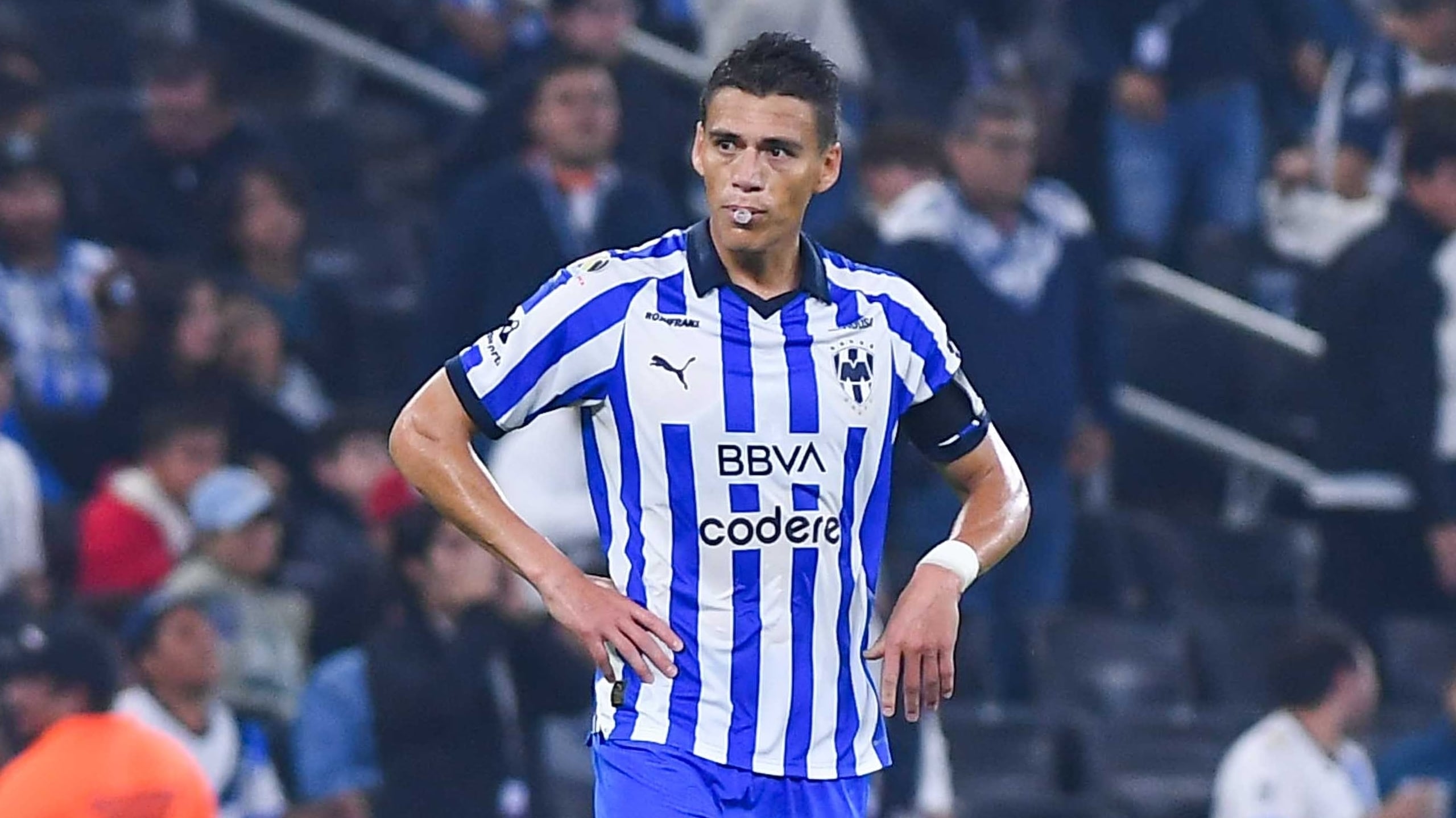 Héctor Moreno con Rayados de Monterrey.
