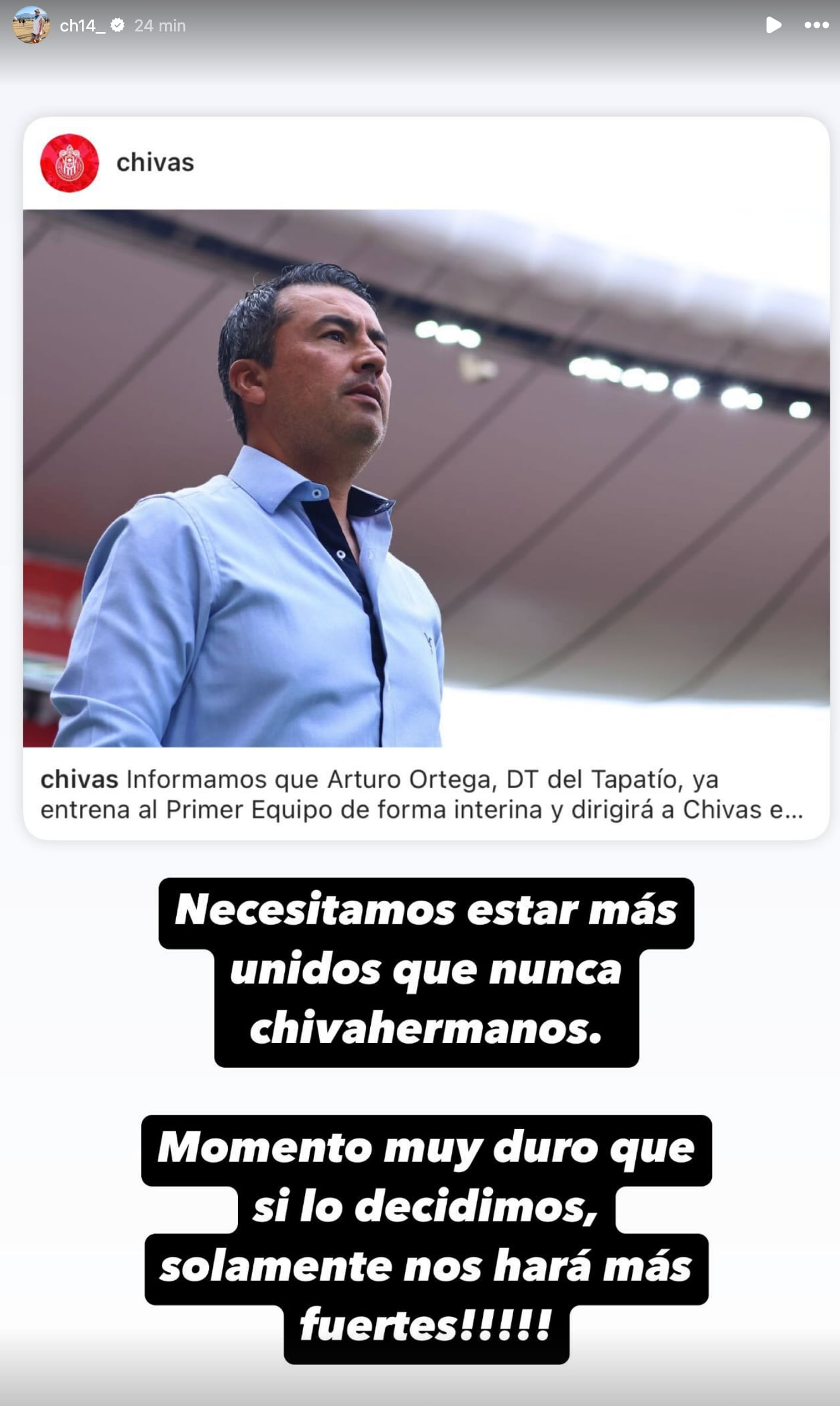 Publicación del Chicharito