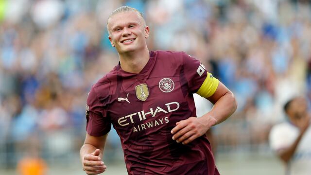 Erling Haaland, uno de los grandes protagonistas de la Premier League.