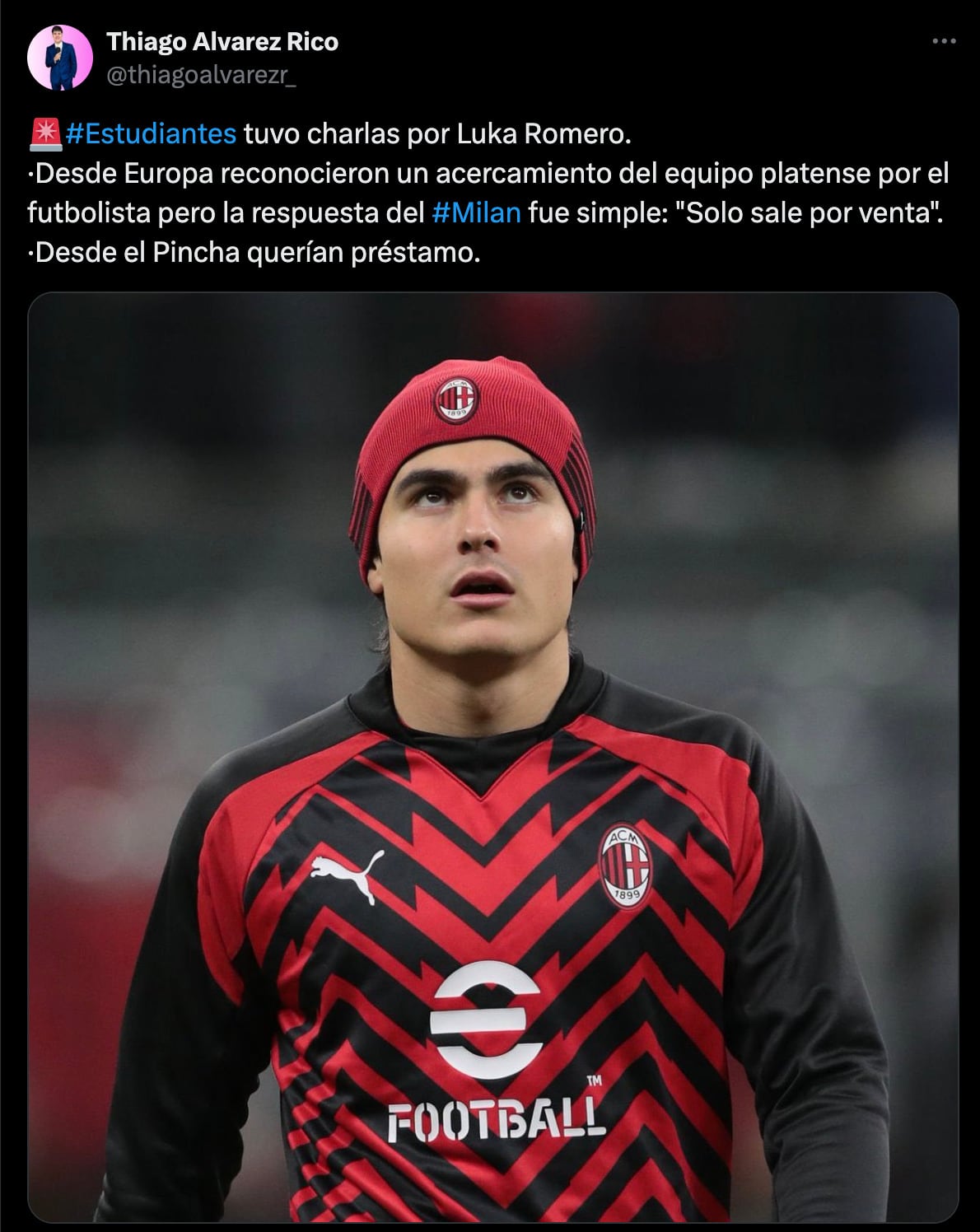 Estudiantes de la Plata quiere a Luka Romero