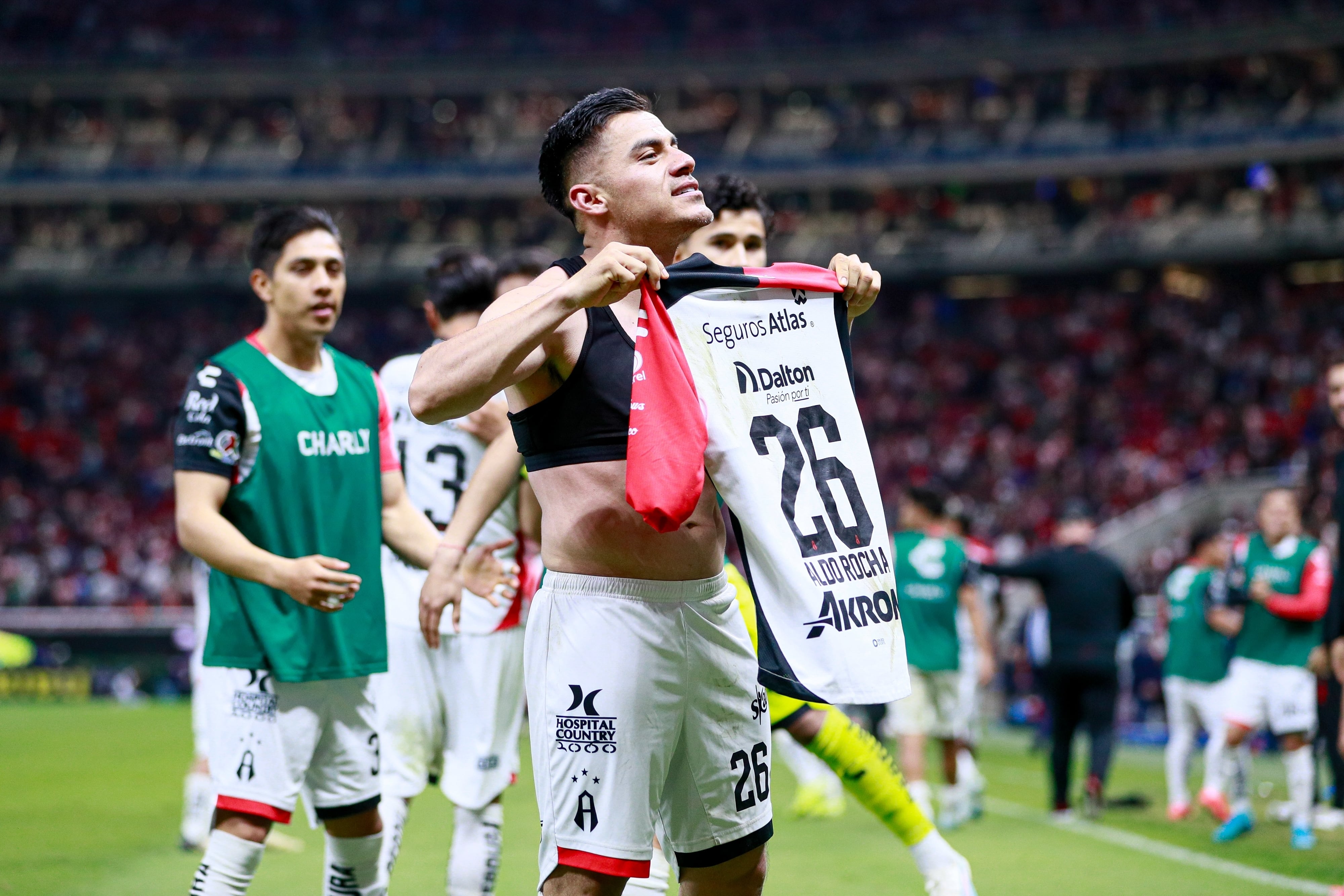 Aldo Rocha en el Chivas vs Atlas.