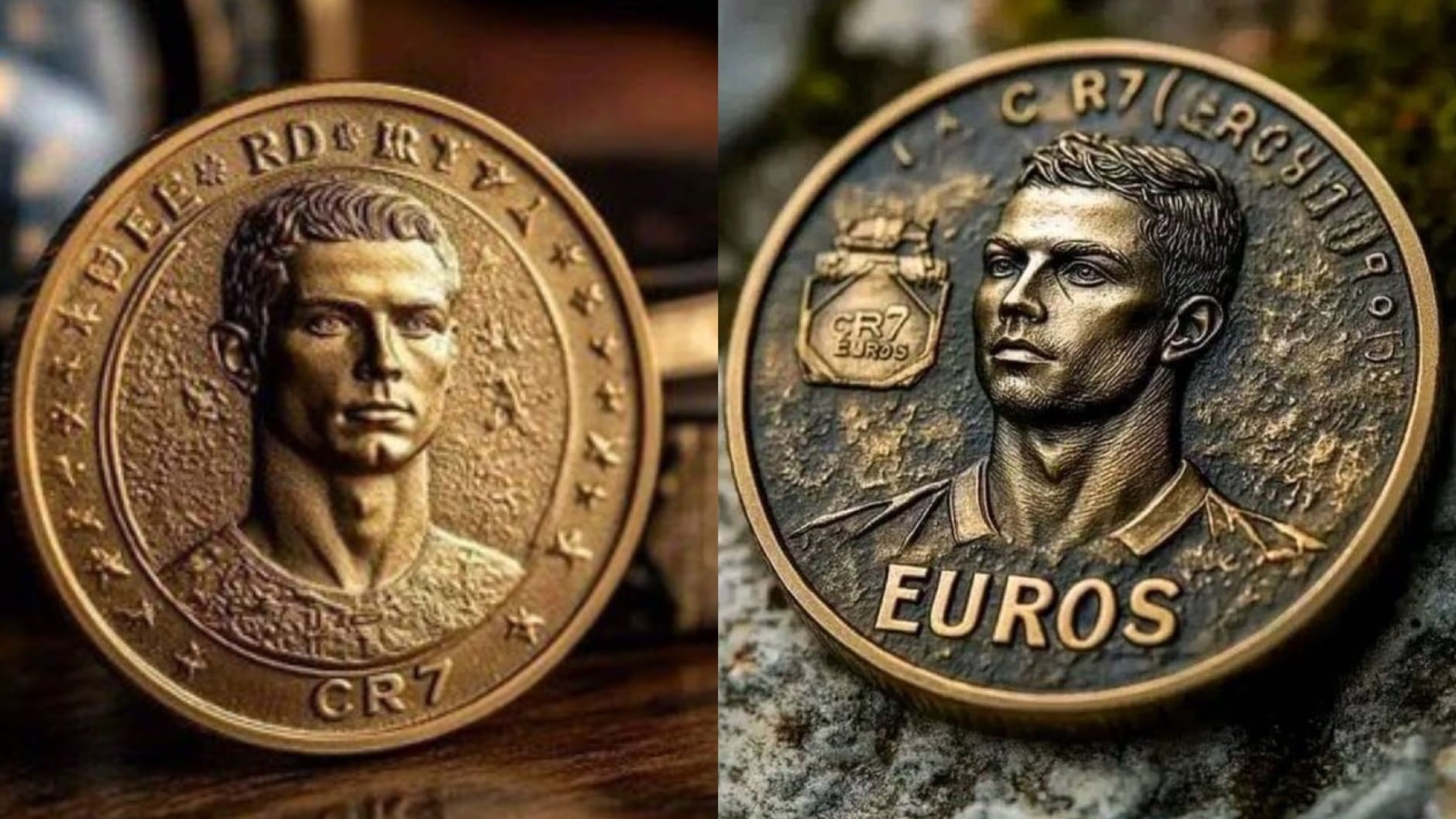 Moneda de Cristiano Ronaldo.