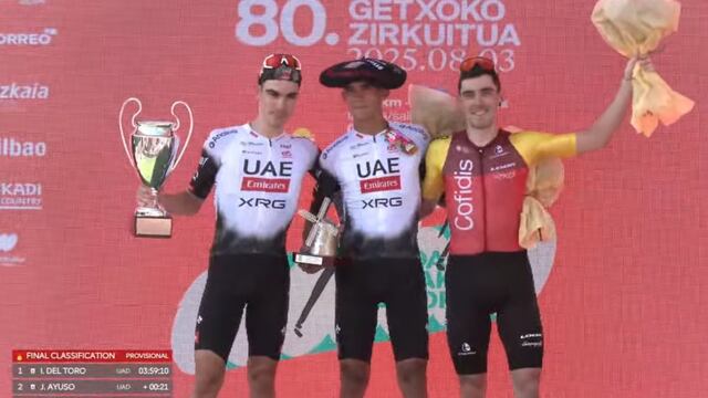 Isaac del Toro triunfa en Getxo.