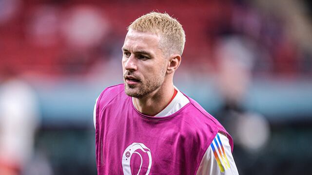 Aaron Ramsey en el Mundial de Qatar 2022.