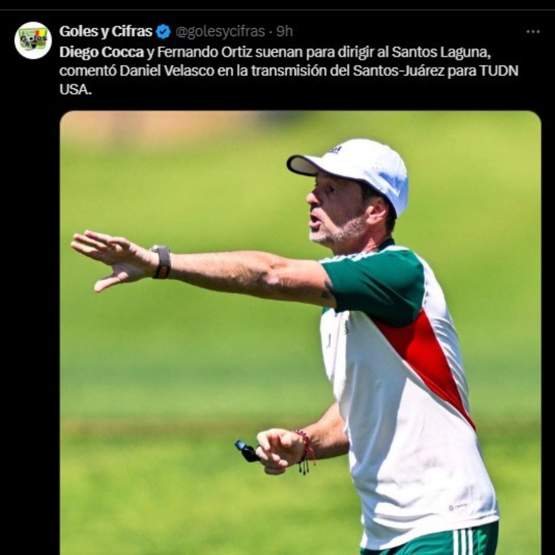 Diego Cocca, candidato a dirigir Santos Laguna.