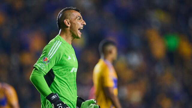 Nahuel Guzmán en el Tigres vs Atlético de San Luis