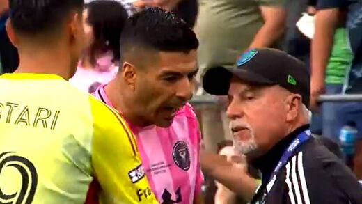 La inaudita bajeza de Luis Suárez en la final de la Leagues Cup