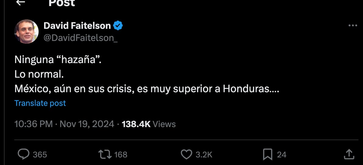 X de David Faitelson