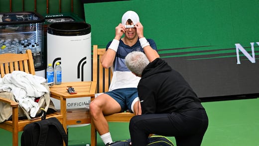 Pintaba para ganarlo todo en el tenis; se acaba de romper el tendón de Aquiles y su carrera está en riesgo