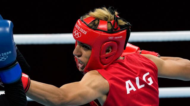 Imane Khelif, boxeadora de Argelia en los Juegos Olímpicos.