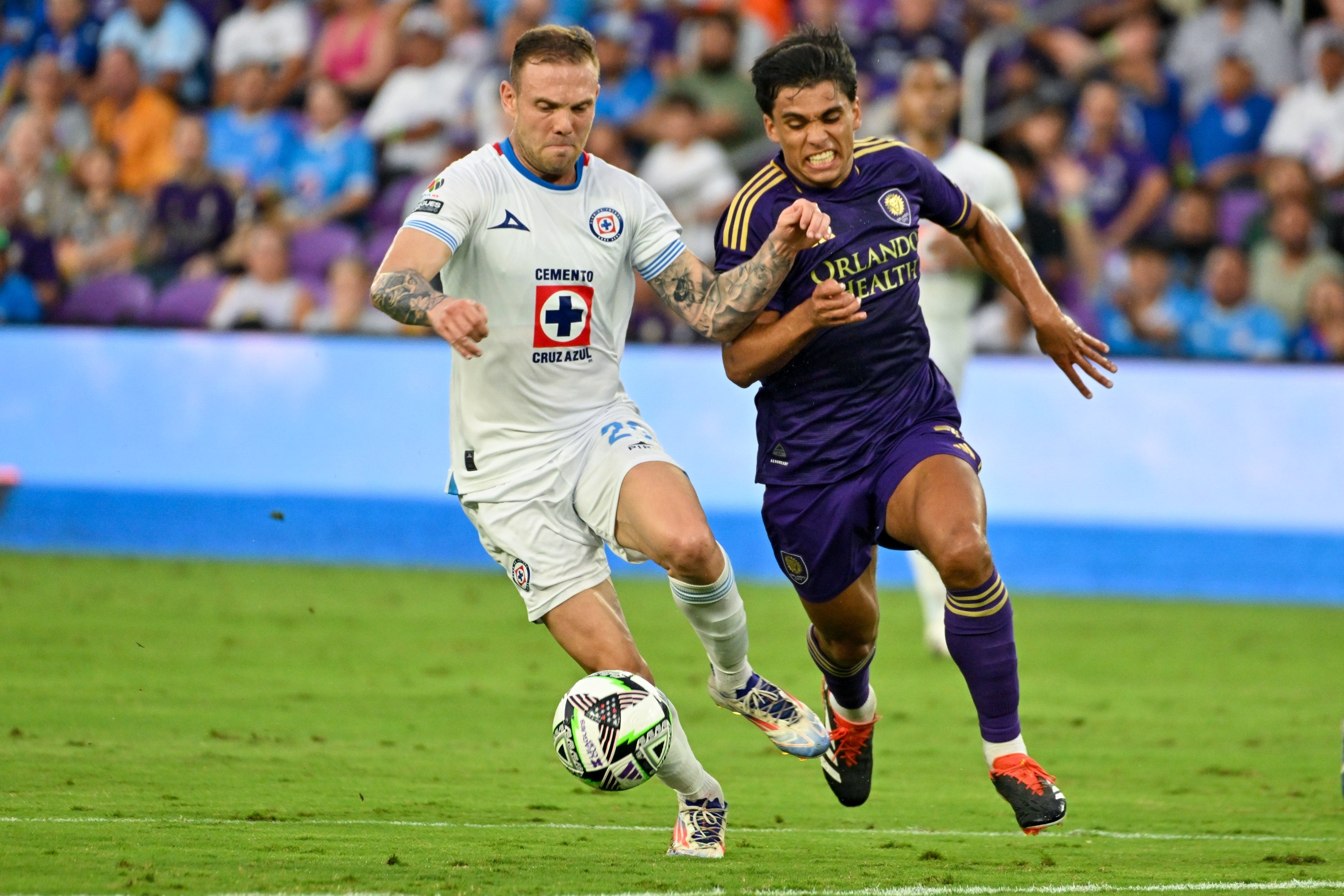 Rodolfo Rotondi y Facundo Torres en el Cruz Azul vs Orlando City.