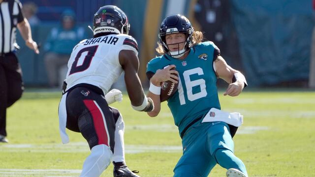Trevor Lawrence en el Jacksonville Jaguars vs Houston Texans