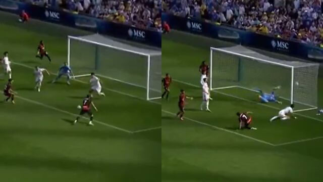 Gol de Santiago Giménez en la pretemporada con el AC Milan
