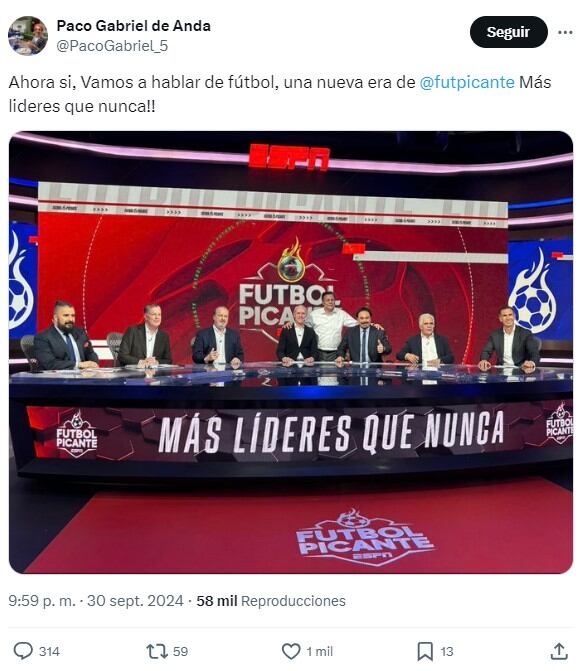 Publicación de Paco Gabriel de Anda