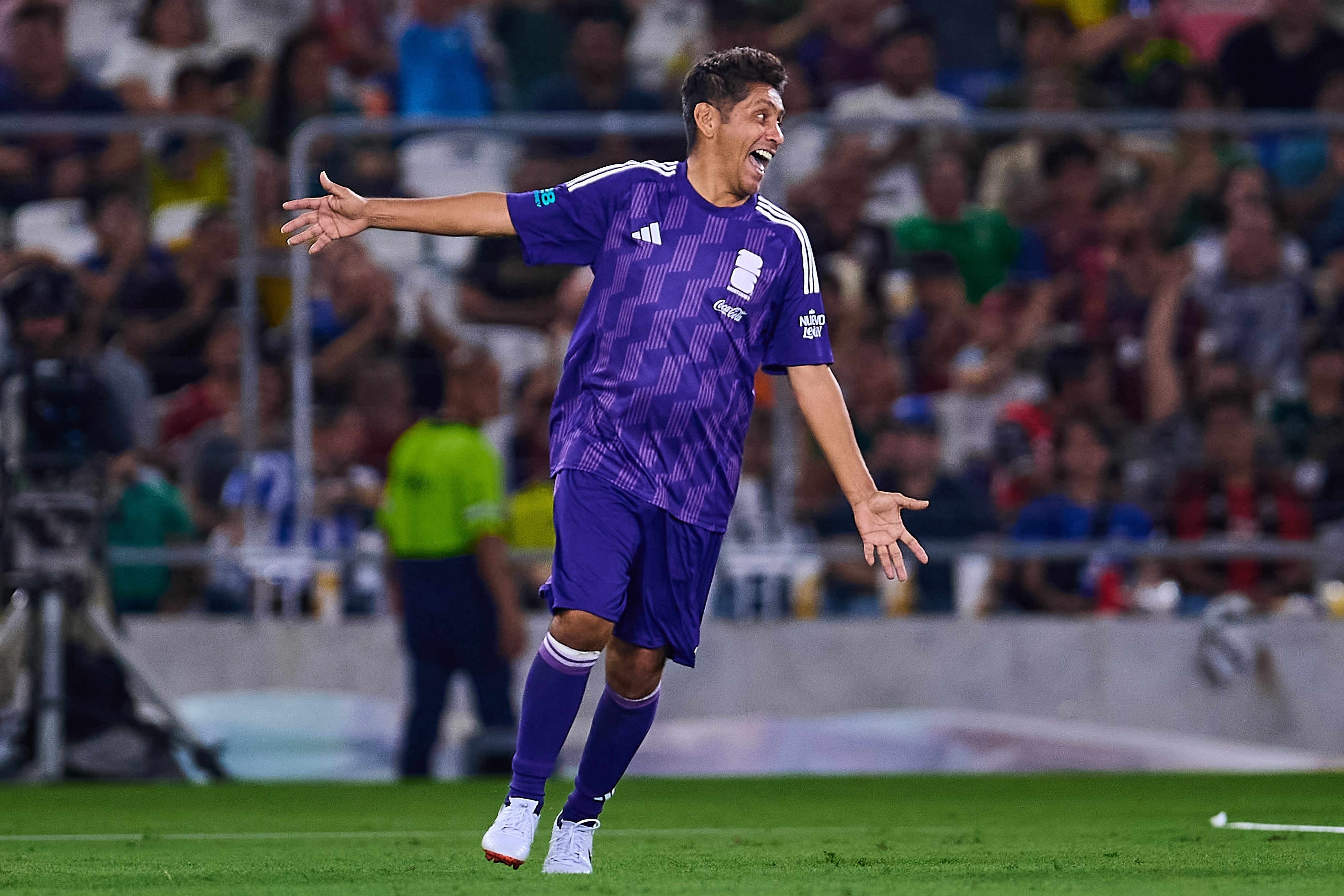 Jorge Campos, en el Juego de Leyendas.
