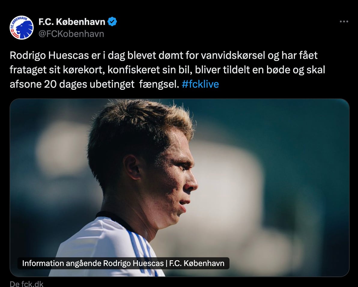Comunicado de FC Copenhague