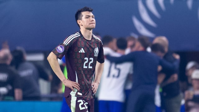 Chucky Lozano, en su último partido con la Selección Mexicana.