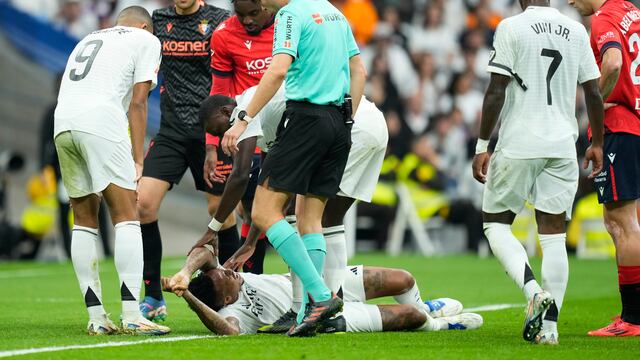 Eder Militao se lesiona en partido del Real Madrid