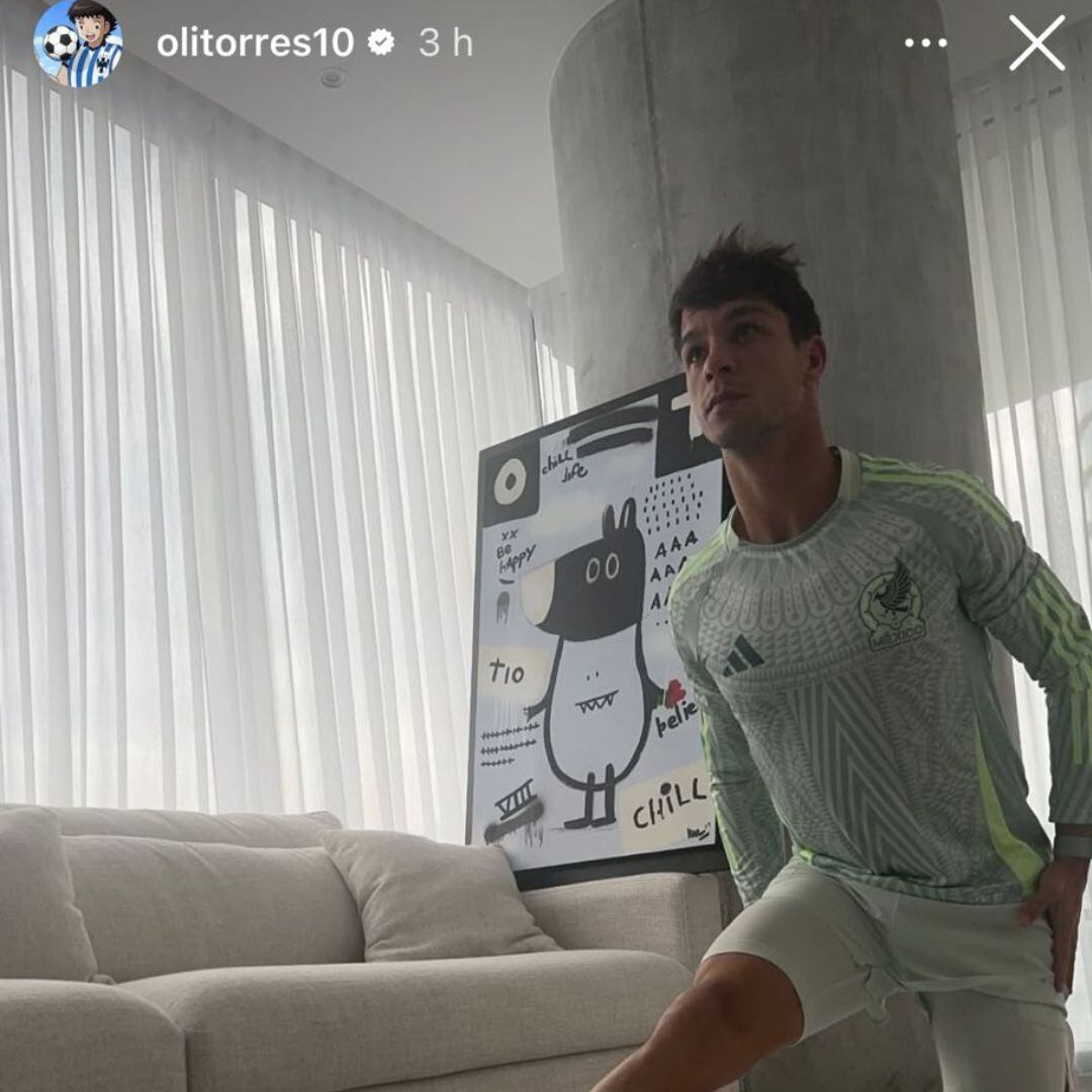 Oliver Torres, jugador de Rayados de Monterrey.