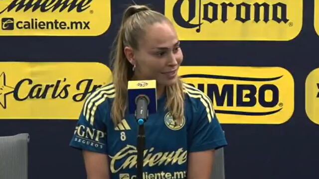 Reportero sorprende a futbolista del América Femenil con insólita pregunta