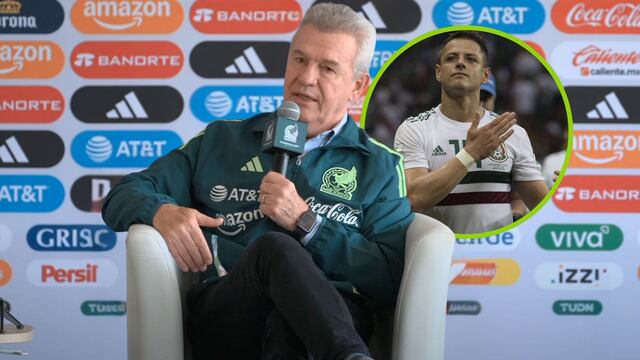 Javier Aguirre le lanza tremendo dardo al Chicharito Hernández