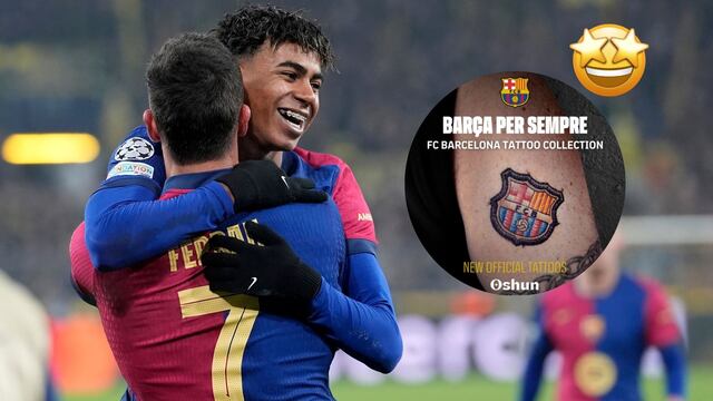 Barcelona acaba de sacar su colección oficial de tatuajes