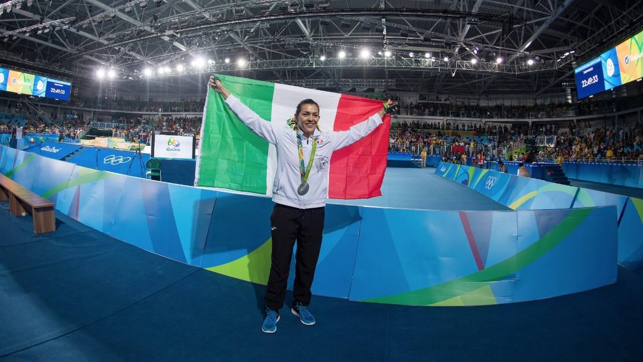 María del Rosario Espinoza premiada en Río 2016.