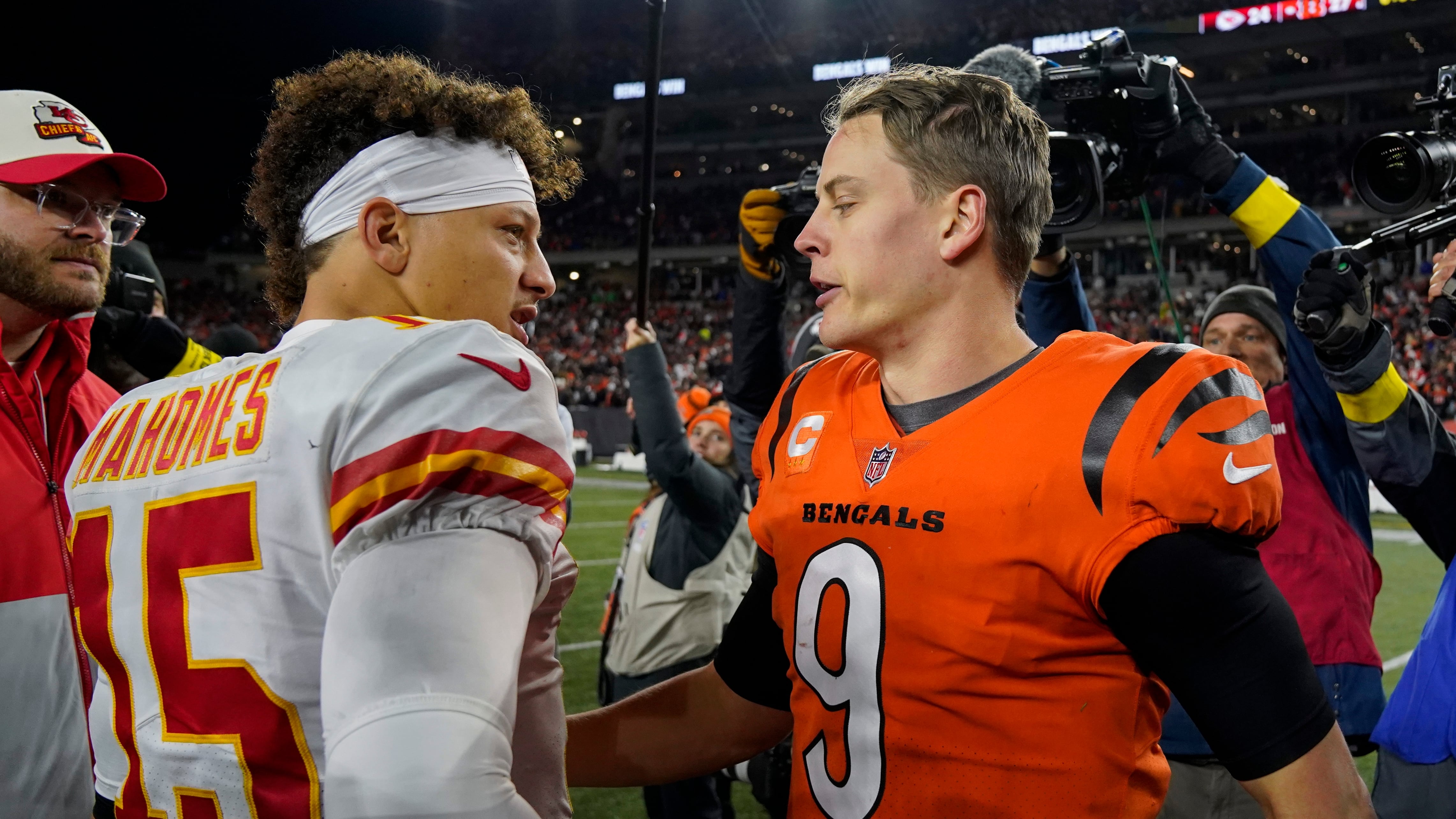 Patrick Mahomes y Joe Burrow